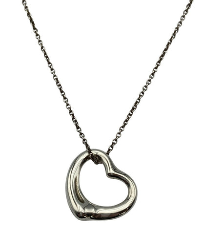 TIFFANY&Co. ティファニー エルサペレッティ オープンハート ネックレス 22mm シルバー925 中古 D4