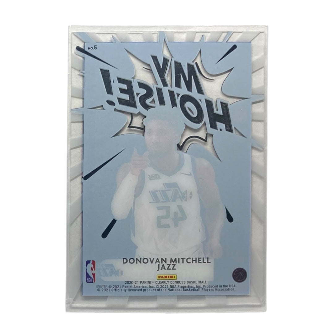 PANINI NBAカード CLEARLY DONRUSS DONOVAN MITCHELL JAZZ #5 中古 IT2