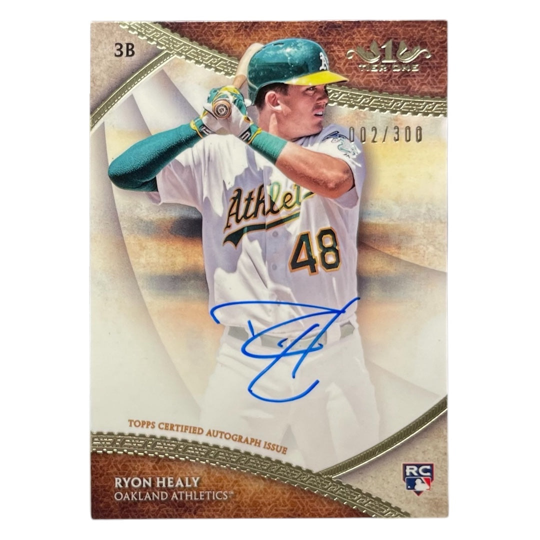 TOPPS MLBカード TIER 1 RYON HEALY OAKLAND ATHLETICS /300 #BOA-RHA 中古 IT2