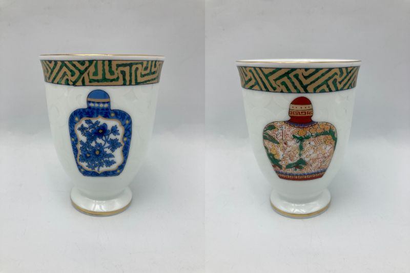 MAEBATA 前畑陶器 China Seas チャイニーズボトル ドリンクパーティーS 中古 D4