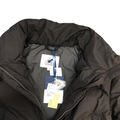 PYRENEX ピレネックス HARMONIE CROP ダウンジャケット レディース 裾ドローコード 短丈 38サイズ ブラウン HWU011 中古 T1
