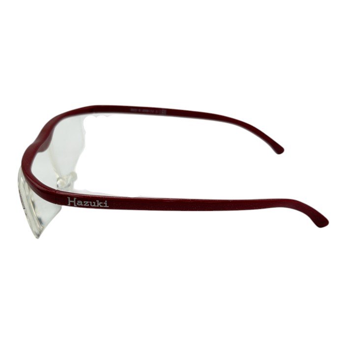Hazuki ハズキルーペ ラージ 1.6倍 クリアレンズ レッド 拡大鏡 文字見やすい 中古 W４