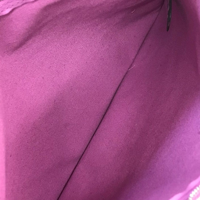 HERMES エルメス ボラボラポーチMM ユニセックス キャンバス 布 シンプル パープル 中古 T1