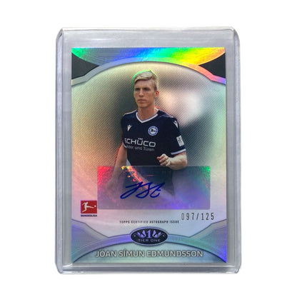TOPPS サッカーカード TIER 1 JOAN SIMUN EDMUNDSSON ARMINIA BIELEFELD /125 #PP-JE 中古 IT2