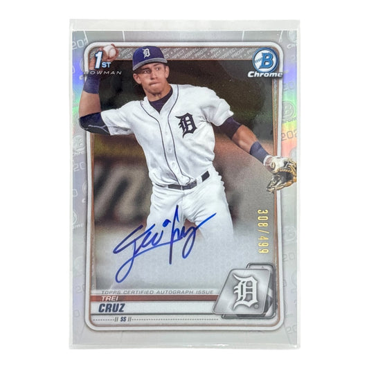 TOPPS MLBカード BOWMAN CHROME 1ST TREI CRUZ DETROIT TIGERS /499 #CDA-TC 中古 IT1