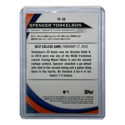 TOPPS MLBカード BOWMAN'S BEST SPENCER TORKELSON DETROIT TIGERS /50 #TP-30 中古 IT2