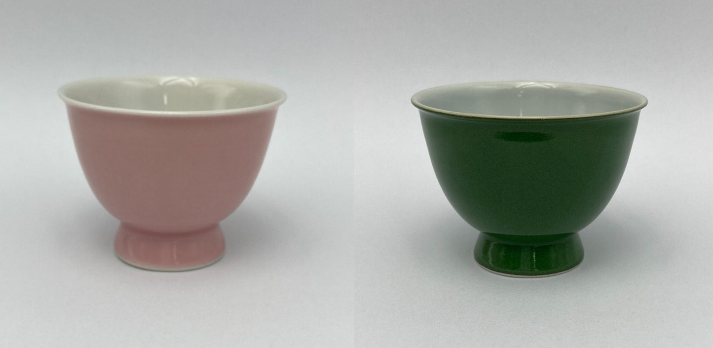 平安春峰 六色 煎茶器 中古 D4