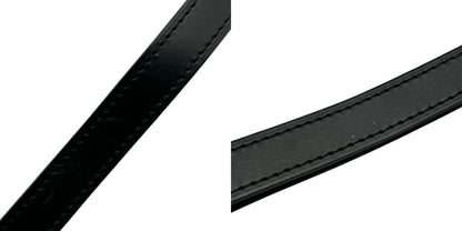 dunhill ダンヒル セカンドバッグ レザー ブラック クラッチバッグ メンズ お出かけ ブランド シンプル 無地 中古 W４