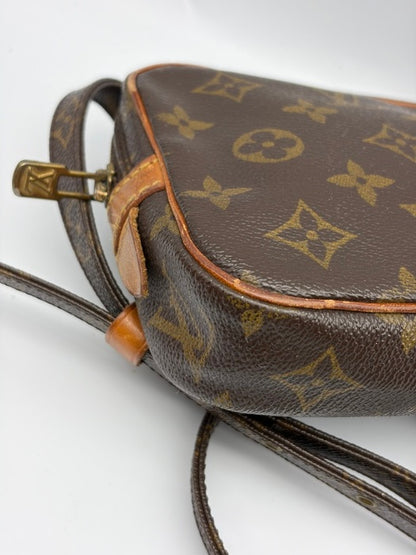 LOUIS VUITTON ルイヴィトン モノグラム 旧型 ポシェットマルリー バンドリエール M51828 ブランド おしゃれ レディース ミニ 小さめ 鞄 中古 W1