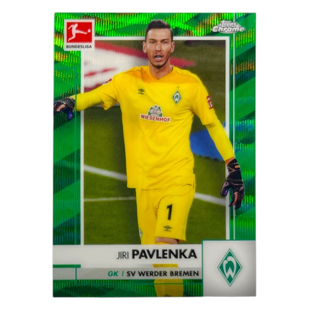 TOPPS サッカーカード CHROME JIRI PAVLENKA WERDER BREMEN /99 #27 中古 IT2