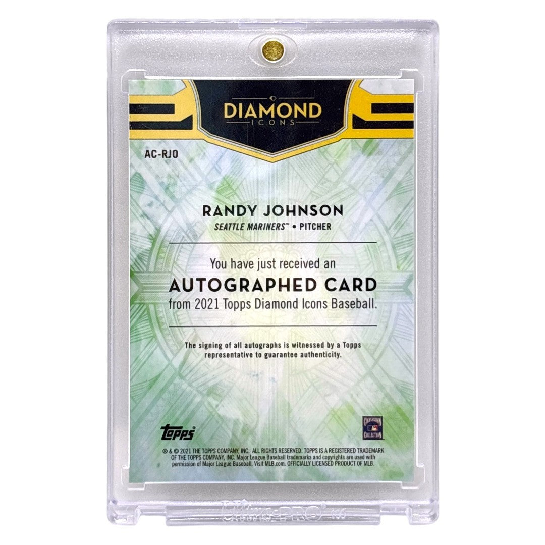 TOPPS MLBカード DIAMOND ICONS RANDY JOHNSON SEATTLE MARINERS /25 #AC-RJO 中古 IT1