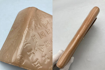LOUIS VUITTON ルイヴィトン ヴェルニ ポルトフォイユ・サラ M91522 長財布 中古 D4