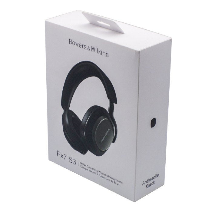 Bowers & Wilkins オーバーイヤー・ハイブリッド・アクティブ・ノイズキャンセリング・ワイヤレスヘッドフォン PX7S3 40mm アンスラサイト・ブラック PX7S3/AB 中古 a1