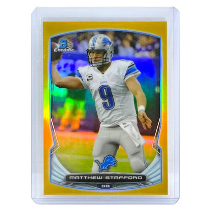 TOPPS NFLカード BOWMAN CHROME MATTHEW STAFFORD LIONS /50 #20 中古 IT1