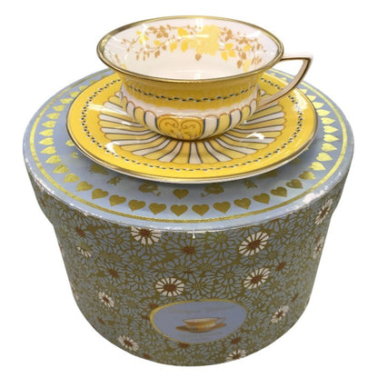 Wedgwood (ウェッジウッド) ハーレクイン イエローリボン ティーカップ&ソーサー 中古 Y1