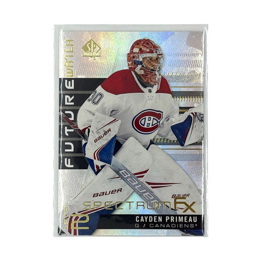UPPER DECK NHLカード SP AUTHENTIC CAYDEN PRIMEAU CANADIENS #S-77 中古 IT1