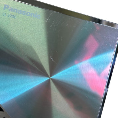 パナソニック ポータブルCDプレーヤー シルバー SL-J900-S Panasonic オーディオ 音楽 家電 中古 W1