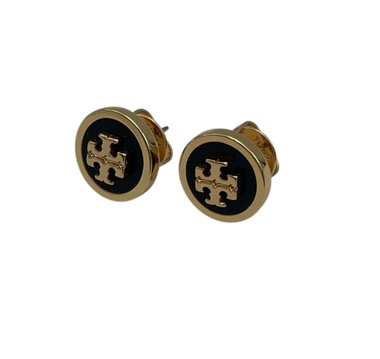 TORY BURCH トリーバーチ キラ エナメル サークルスタッドピアス 中古 D4