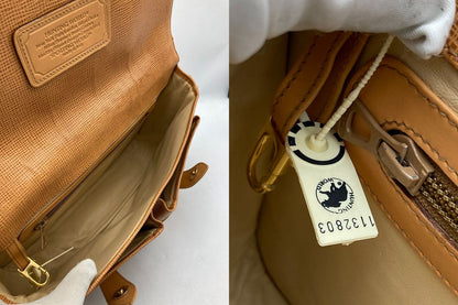 HUNTING WORLD ハンティングワールド レザー ショルダーバッグ 中古 D4