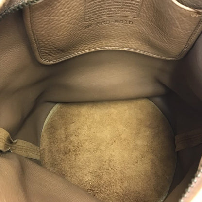 COACH コーチ ショルダーバッグ レディース スウェードレザー オールド スエード バケツ型 USA製 キャメルブラウン 9010 中古 T1