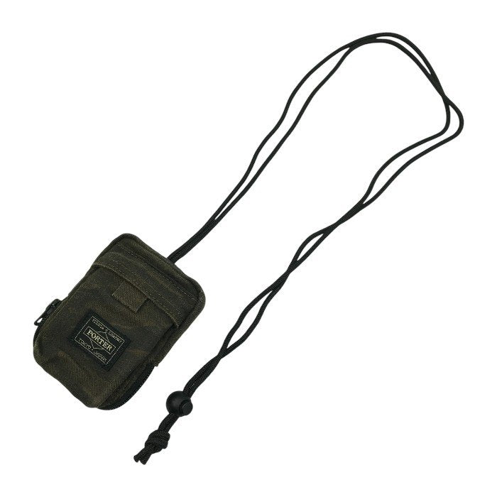 PORTER BLOCK KEY PACK TIGER キーパック タイガー キーケース ユニセックス キーホルダー スマートキー カモフラ カーキ 381-26837 中古 T1