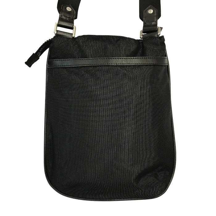 DIESEL ディーゼル ショルダーバッグ ユニセックス ナイロン レザー サコッシュ ブラック 中古 T1