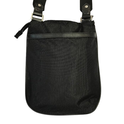 DIESEL ディーゼル ショルダーバッグ ユニセックス ナイロン レザー サコッシュ ブラック 中古 T1