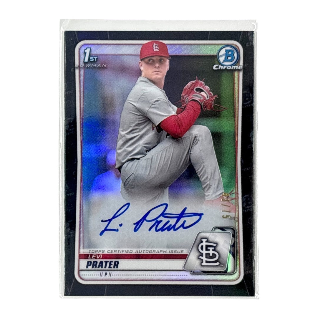 TOPPS MLBカード BOWMAN CHROME 1ST LEVI PRATER ST. LOUIS CARDINALS /75 #CDA-LP 中古 IT1