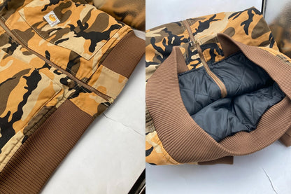carhartt カーハート オレンジカモ コットンダック ジャケット 中古 D4