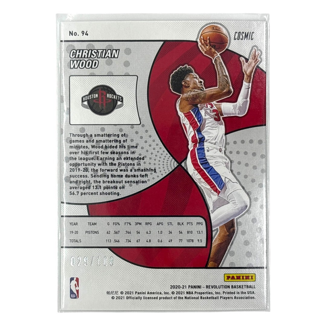 PANINI NBAカード REVOLUTION CHRISTIAN WOOD HOUSTON ROCKETS /100 #94 中古 IT1