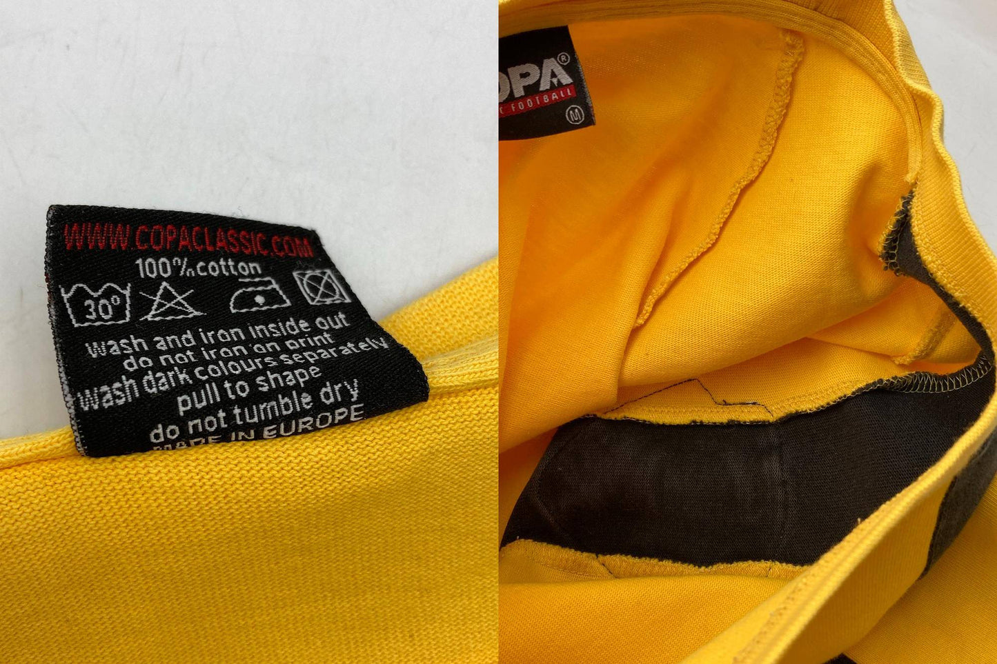 COPA CLASSIC FOOTBALL コパ クラシック ディナモ・ドレスデン 1975-1976 ユニフォームTシャツ サイズM 中古 D4