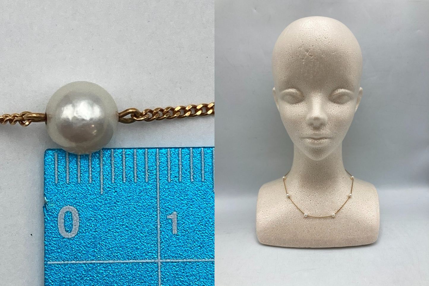 K18 6mmパール ネックレス 中古 D4