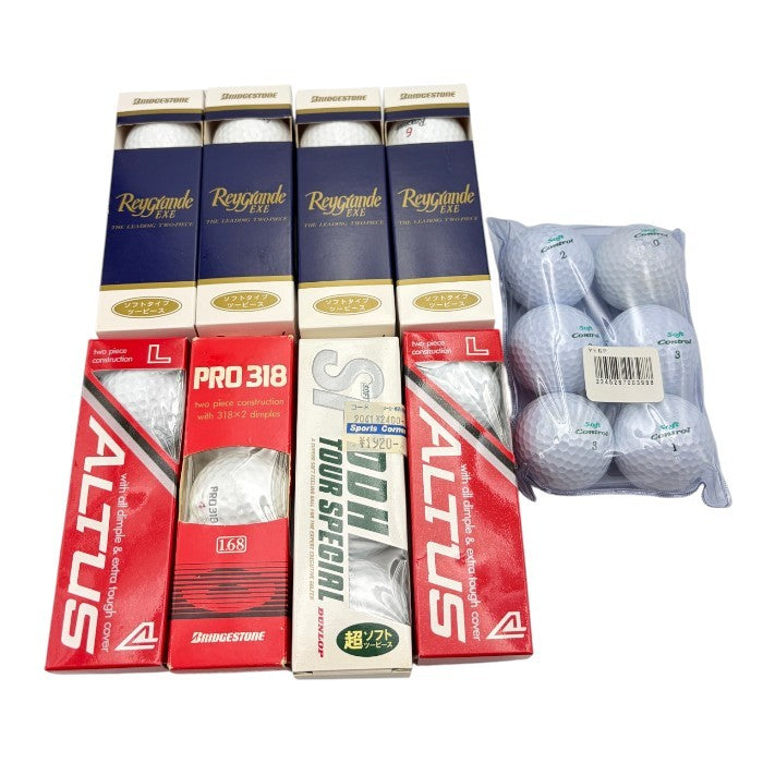 BRIDGESTONE ブリヂストン DUNLOP ダンロップ ゴルフボール 9セット まとめ売り スポーツ用品 ゴルフ ゴルフ用品 ソフトタイプ 中古 W４
