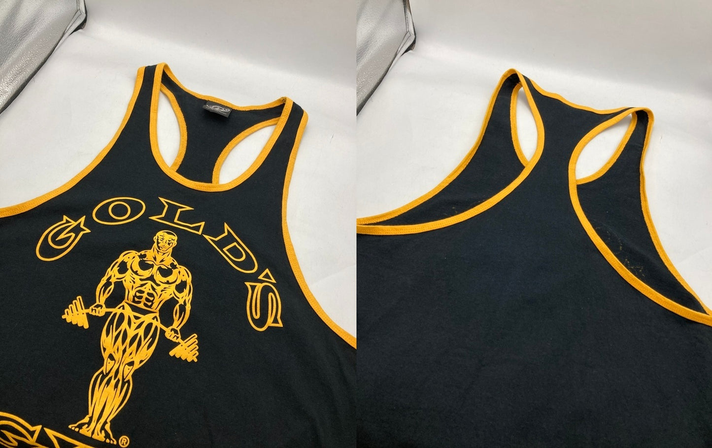 GOLD’S GYM ゴールドジム リンガータンクトップ サイズM メンズ 中古 D4