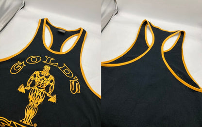 GOLD’S GYM ゴールドジム リンガータンクトップ サイズM メンズ 中古 D4
