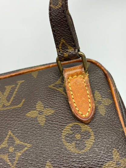 LOUIS VUITTON ルイヴィトン モノグラム 旧型 ポシェットマルリー バンドリエール M51828 ブランド おしゃれ レディース ミニ 小さめ 鞄 中古 W1
