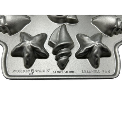 NORDIC WARE ノルディックウェア シーシェル 型 ケーキ型 パン型 お菓子 製菓 かわいい 貝 ヒトデ タツノオトシゴ 中古 W４