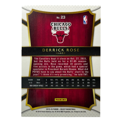 PANINI NBAカード SELECT DERRICK ROSE CHICAGO BULLS #23 中古 IT2