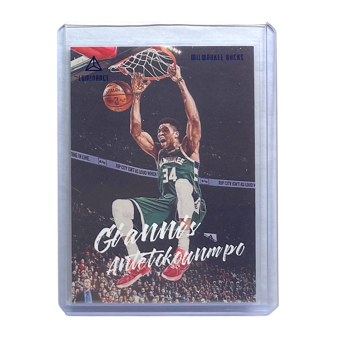 PANINI NBAカード CHRONICLES LUMINANCE GIANNIS ANTETOKOUOMPO MILWAUKEE BUCKS #155 中古 IT2