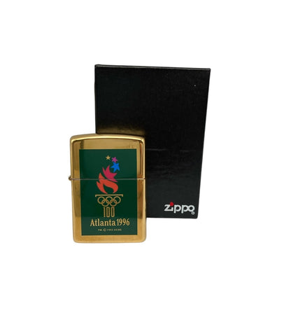 zippo Atlanta 1996 アトランタオリンピック ジッポーライター 中古 D4