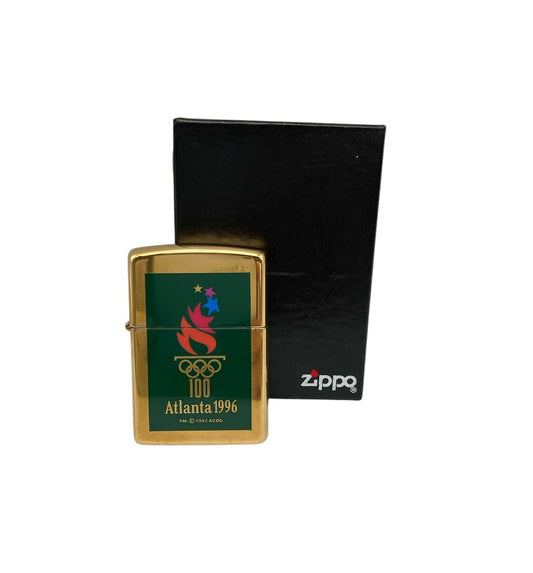 zippo Atlanta 1996 アトランタオリンピック ジッポーライター 中古 D4