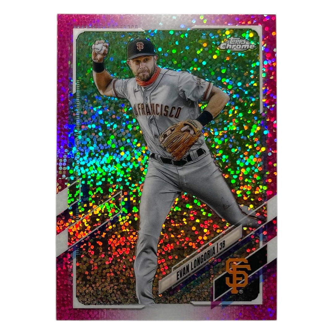 TOPPS MLBカード CHROME EVAN LONGORIA SAN FRANCISCO GIANTS /350 #125 中古 IT2