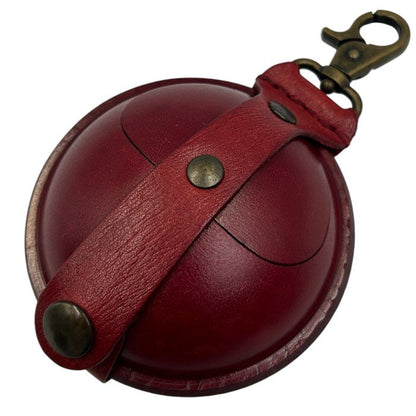 エスペラント esperanto Lサイズ コインケース 携帯灰皿 イングランドサドルレザー レッド マルチケース 牛革 小物 キーホルダー 中古 W1