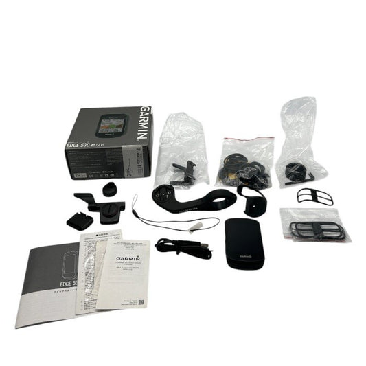 GARMIN ガーミン Edge 530 セット エッジ530 サイクルコンピューター 自転車 ナビ Bluetooth ケイデンスセンサー スピードセンサー プレミアムハートレートセンサー 中古 W４