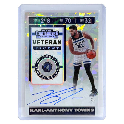 PANINI NBAカード CONTENDERS KARL-ANTHONY TOWNS MINNESOTA TIMBERWOLVES /15 #VT-KAT 中古 IT1