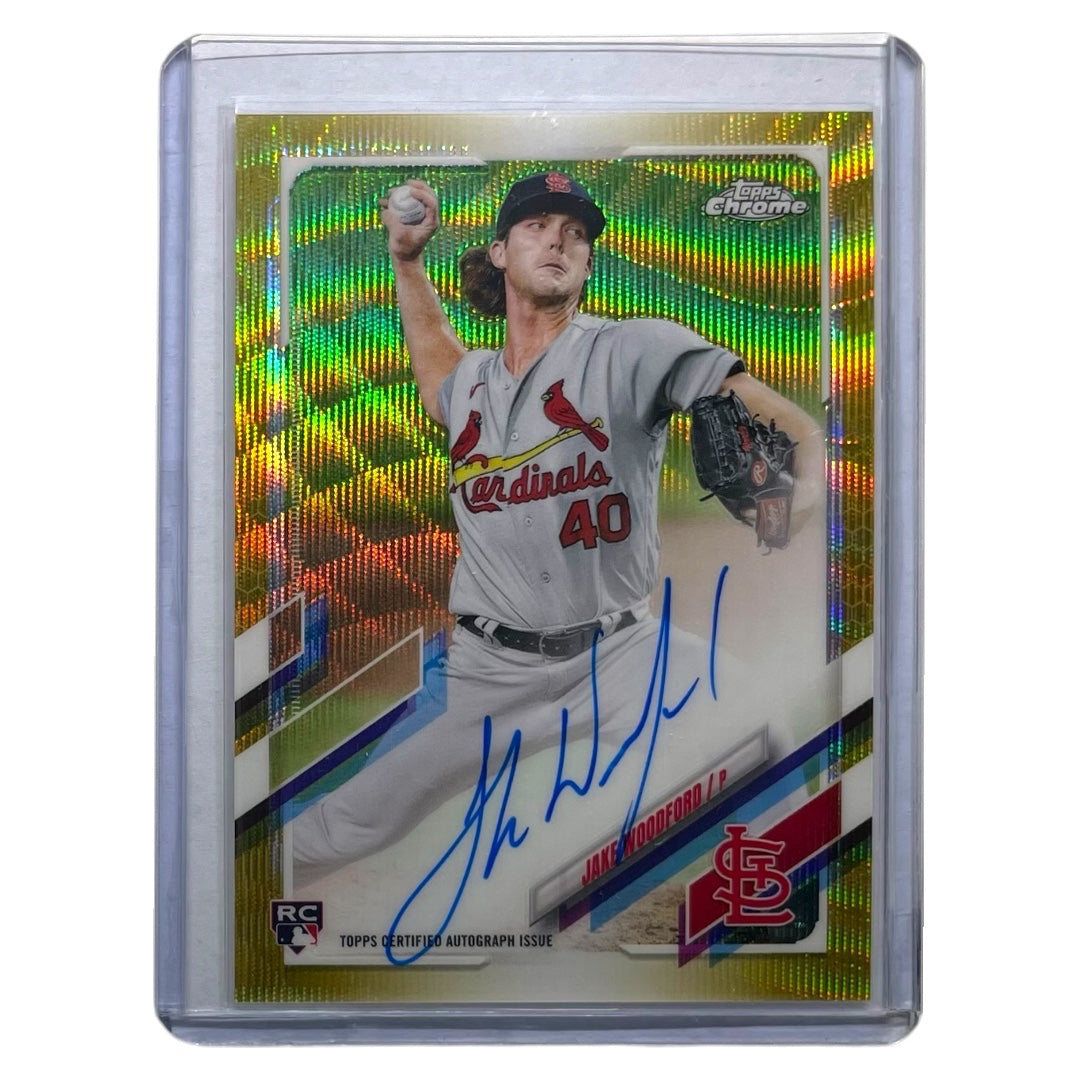 TOPPS MLBカード CHROME JAKE WOODFORD ST. LOUIS CARDINALS /50 #RA-JWO 中古 IT2
