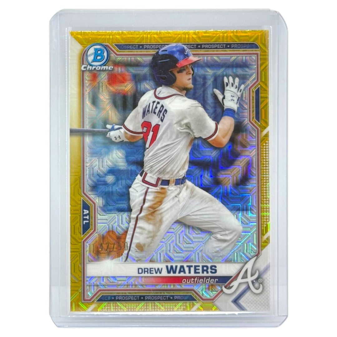 TOPPS MLBカード BOWMAN CHROME DREW WATERS ATLANTA BRAVES /50 #BCP-81 中古 IT1