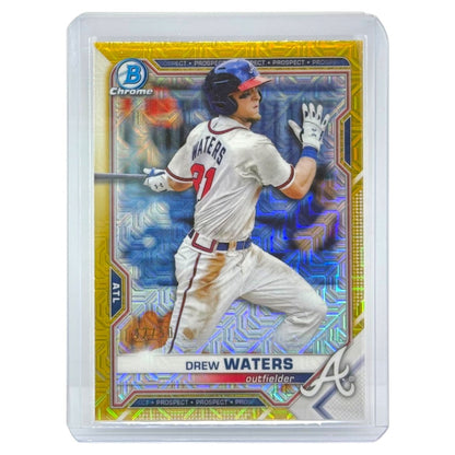 TOPPS MLBカード BOWMAN CHROME DREW WATERS ATLANTA BRAVES /50 #BCP-81 中古 IT1