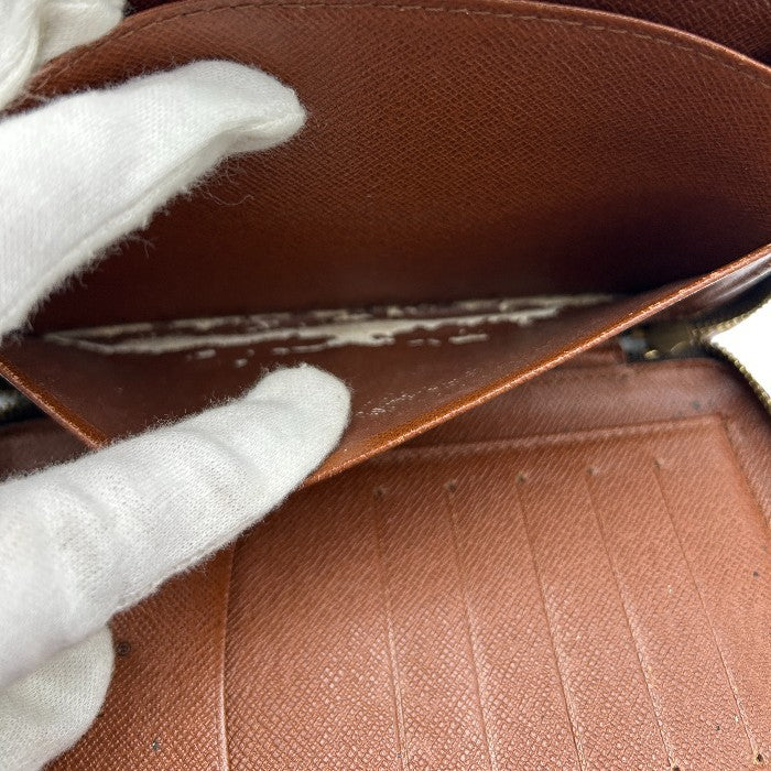ルイヴィトン LOUIS VUITTON モノグラム アジェンダジオット 手帳ケース ラウンドファスナー ブラウン M62950 ブランド 小物 カード入れ 中古 W４