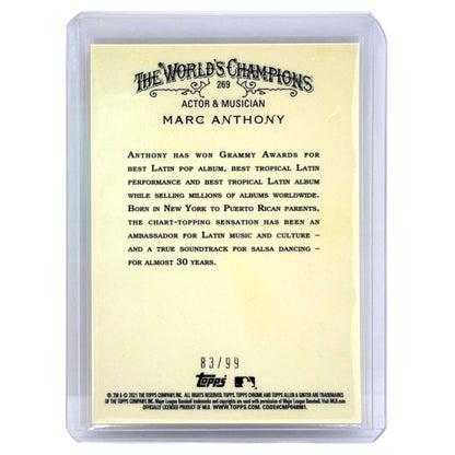 TOPPS MLBカード CHROME ALLEN & GINTER MARC ANTHONY /99 #269 中古 IT1